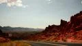 Valley of Fire Time Lapse 03 Elephant Arch Rock and Clouds HD Footage