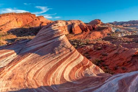 Valley of Fire Wave Stock Photos