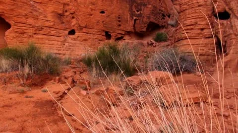 Valley of fire.86 库存影片 20470723
