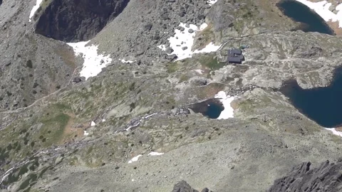 Valley five Spis lakes High Tatras Slovakia Stock Footage 202993816