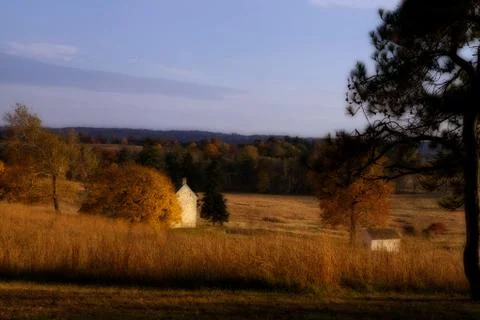 Valley Forge Dusk Stock Photos