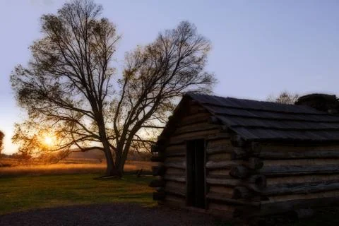 Valley Forge Sunset Stock Photos