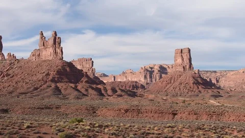 Valley of the Gods pan 動画素材 90061184