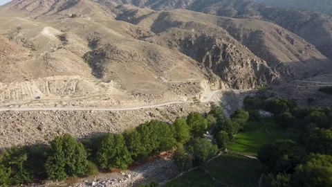 A valley in Hesarak District Video stock 274536639