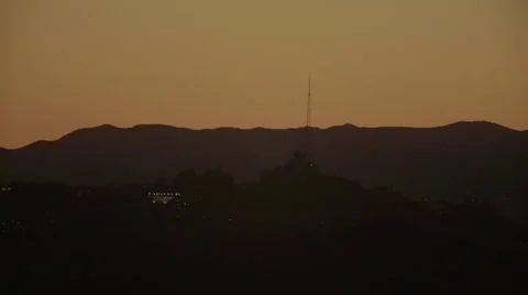 Valley hills on sunset (GRADED) Video stock 61651628