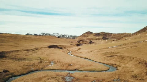 Valley in Iceland Video stock 154842269
