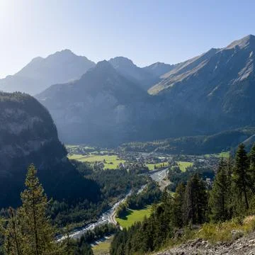 Valley of Kandersteg Stock Photos
