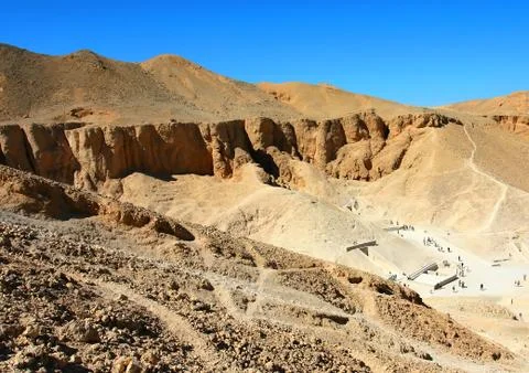 Valley of kings Stock Photos