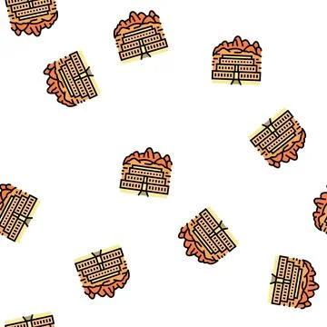 Valley of kings vector seamless pattern Ilustración de archivo