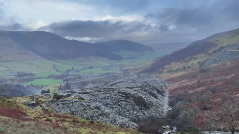Valley landscape Stock Footage 230303469