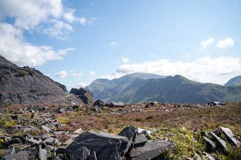 Valley Landscape Stockfoto's