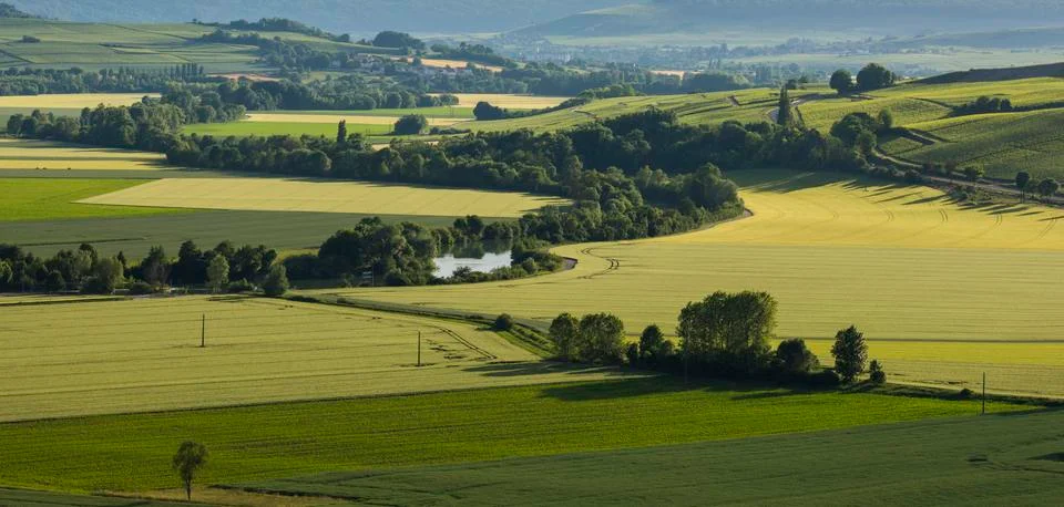 Valley of the Marne Stock Photos