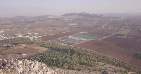 Valley of Megiddo - Jezreel Stock Footage 105310746