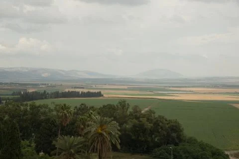 Valley of Megiddo Stock Photos