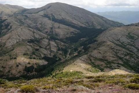 Valley of Monte Lisone Foto stock