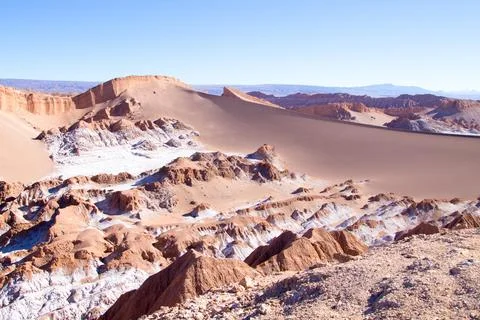 Valley of the Moon, Chile Stock Photos