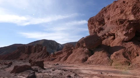 Valley of the Moon San Pedro de Atacama Chile Stock Footage 107131690