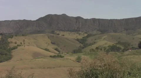 Valley mountain Serra da Canastra 스톡 동영상 40442677