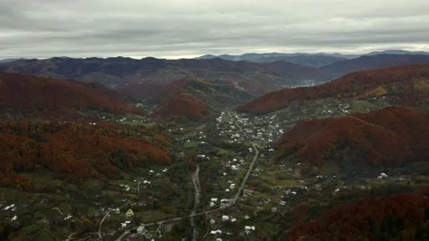 Valley in the mountains. Countryside. Video stock 165164844