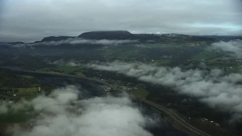 Valley in Norway Stock Footage 81441864