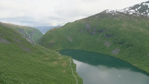 Valley in Norway Vídeo Stock 89215527