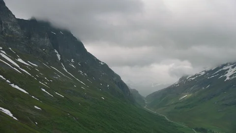 Valley in Norway Vídeo Stock 89218697