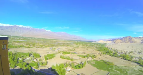 Valley from the outskirts of Leh Stock Footage 47823910