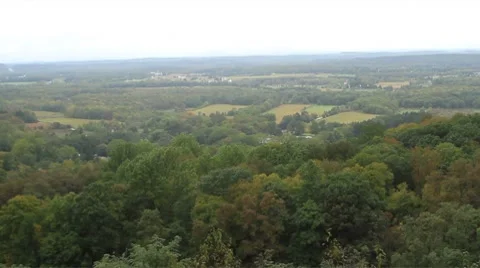 Valley overview Stock Footage