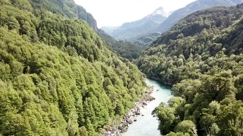 Valley in Patagonia Stock Footage 152454832