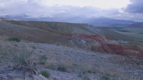 Valley of the Red Mountains Stock Footage 171762487