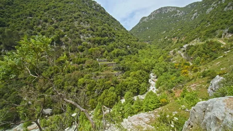 Valley &amp; River Stock Footage 139270725