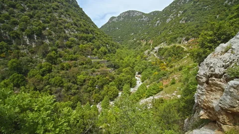 Valley &amp; River Stock Footage 139279701