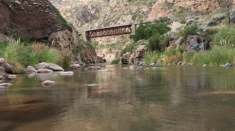 Valley River Railway Stock Footage 55107004