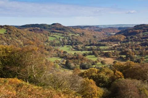 Valley road Foto stock