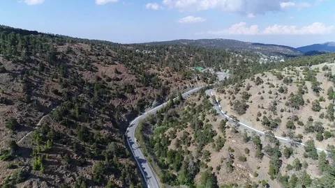 Valley roads Video stock 78561110