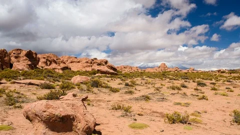 Valley of Rocks in Bolivia Stock Footage 96146192