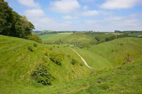 Valley scenery Stock Photos