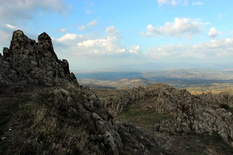 Valley shadows and clouds 스톡 동영상 67830679