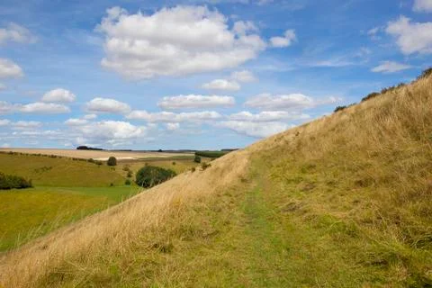 Valley slopes Stock Photos