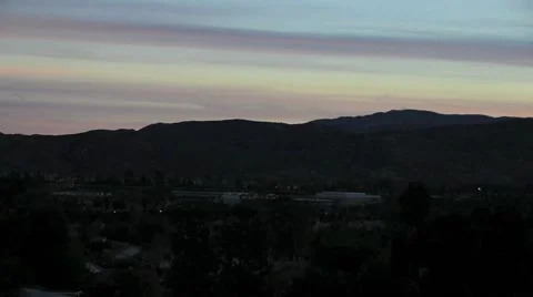 Valley Sunrise Stock Footage 44514751