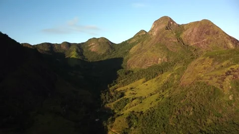 Valley at sunrise Stock Footage 195540177