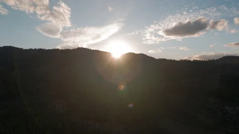 Valley Sunset 2 (Ascending) Stock Footage 221113807