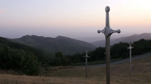 Valley with Swords 스톡 동영상 205070220