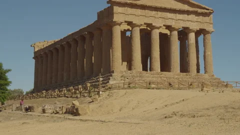 Valley of the Temples in Agrigento 6K BRAW Stock Footage 155453022