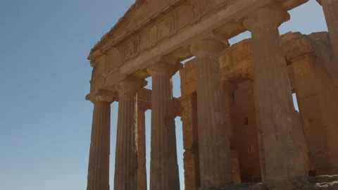 Valley of the Temples in Agrigento 6K BRAW Stock Footage 155539567
