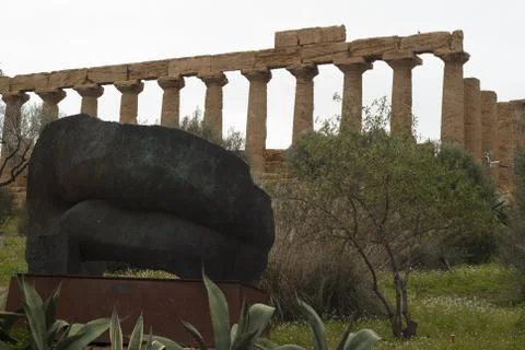 Valley of the Temples, Agrigento Stock Photos
