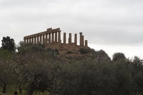 Valley of the Temples, Agrigento Stock Photos