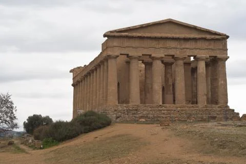 Valley of the Temples, Agrigento Stock Photos
