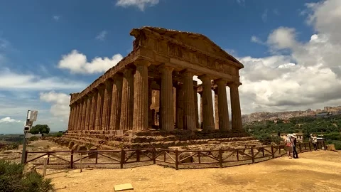 The valley of the temples Stock Footage 203763260