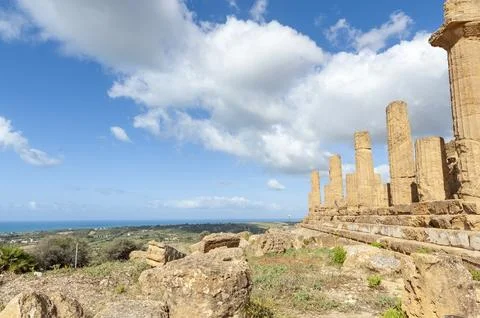 Valley of the temples Stock Photos